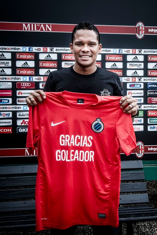 Fotos de Bacca con el Milan