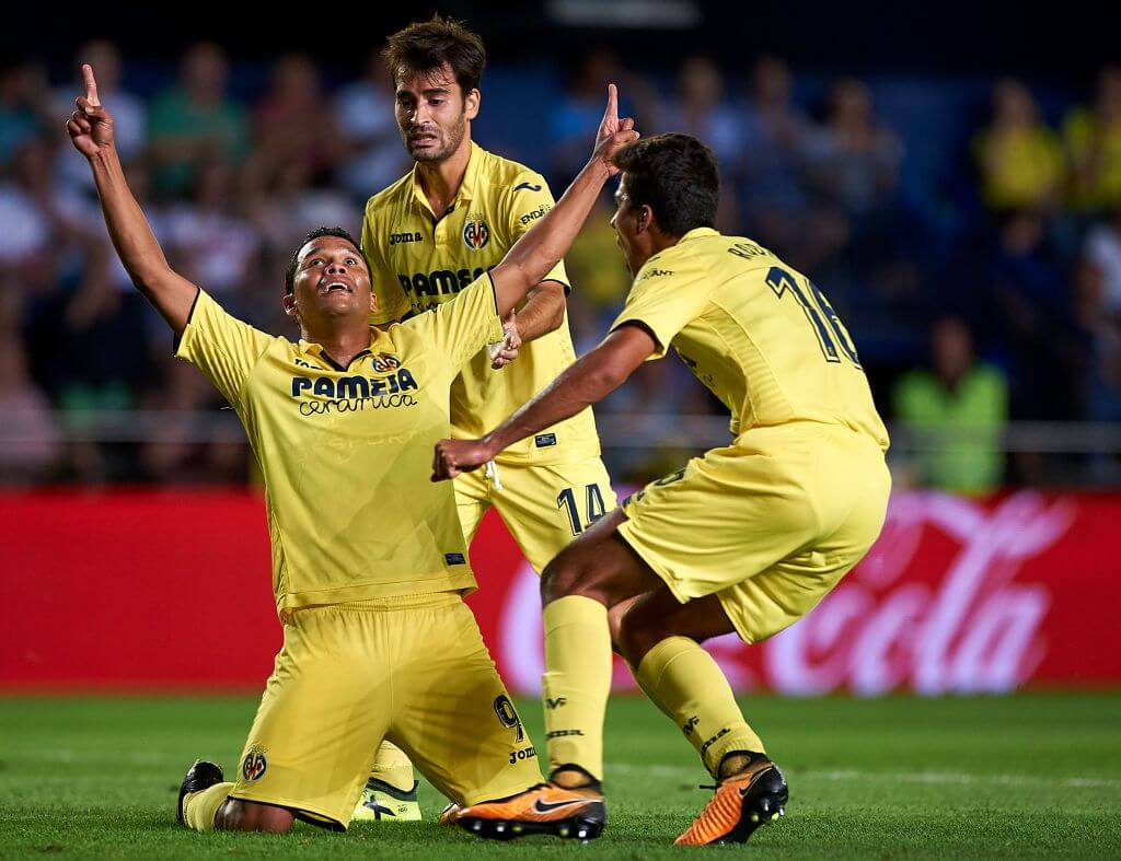 Fotos de Bacca con el Villar Real