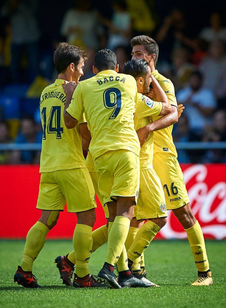 Fotos de Bacca con el Villar Real