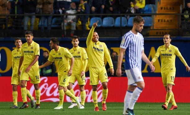 Fotos de Bacca con el Villar Real